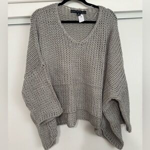 NWT Grey Oversized Sweater knit